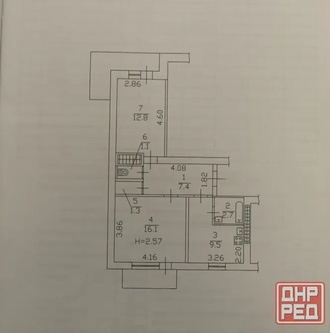 Продам 2к.кв. Пролетарский рик Донецк - изображение 6