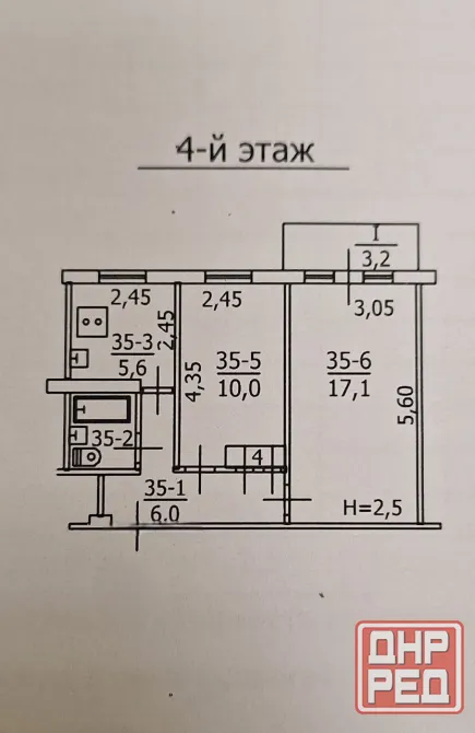 Продажа 2 комн. кв., кв-л Северный (г. Макеевка) Макеевка - изображение 7