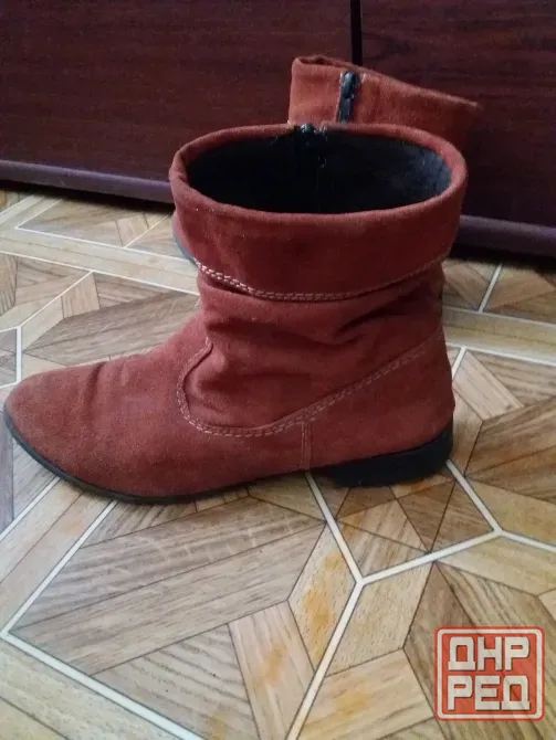 Продам полусапожки сапоги р. 39 замшевые Донецк - изображение 3