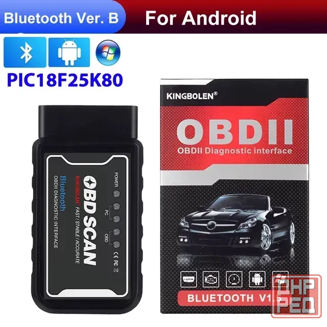 Качественный ELM327 v1.5 PIC18F25K80 Kingbolen (Bluetooth, WiFi) Донецк - изображение 1
