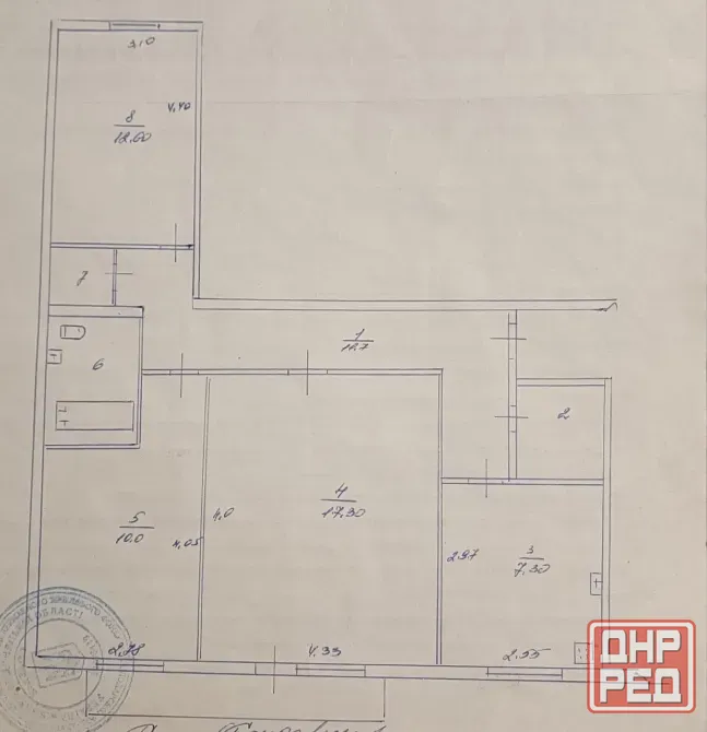 3-комнатная, 68 м², Енакиево, район Ватутина, ул. Саратовская. . Енакиево - изображение 6