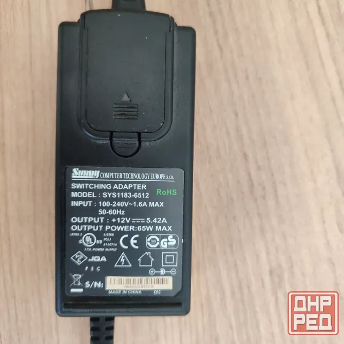 Блок питания универсальный 12V 5,42A 65W штекер 5.5 x 2.1 Донецк - изображение 1