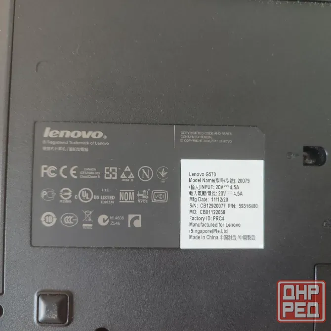 Ноутбук Lenovo G570 Донецк - изображение 3