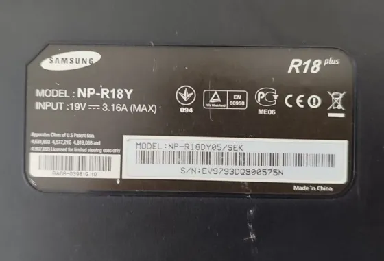 Ноутбук Samsung NP-R18Y (2ядра, 4гб озу, ssd 120gb) Донецк