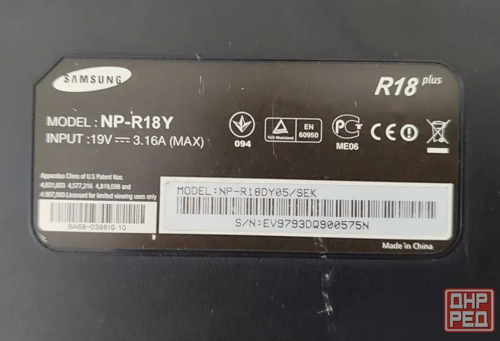 Ноутбук Samsung NP-R18Y (2ядра, 4гб озу, ssd 120gb) Донецк - изображение 2