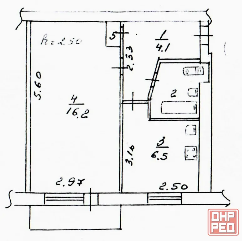 Продается 1 комн.кв 30 м² этаж 5/5 Мариуполь - изображение 7