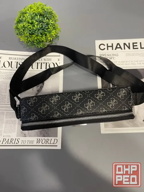 GUESS Urban Monogram Black мужская сумка Макеевка - изображение 7