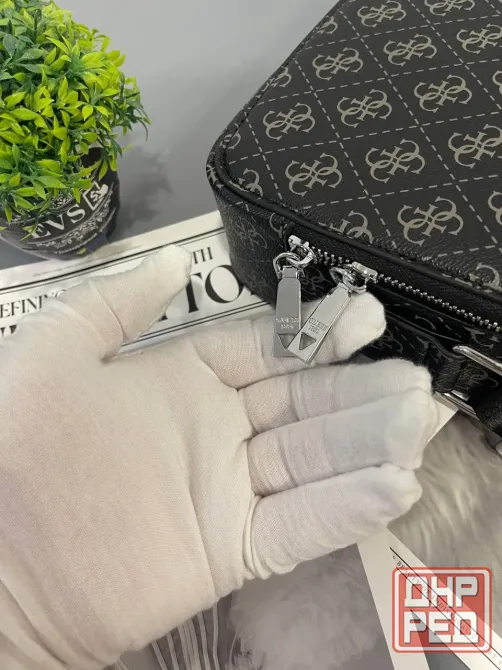 GUESS Urban Monogram Black мужская сумка Макеевка - изображение 2
