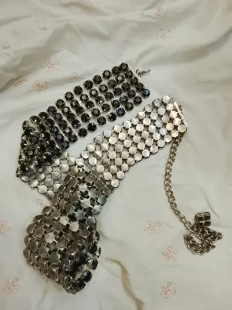 Пояс женский мельхиор с камнями Донецк