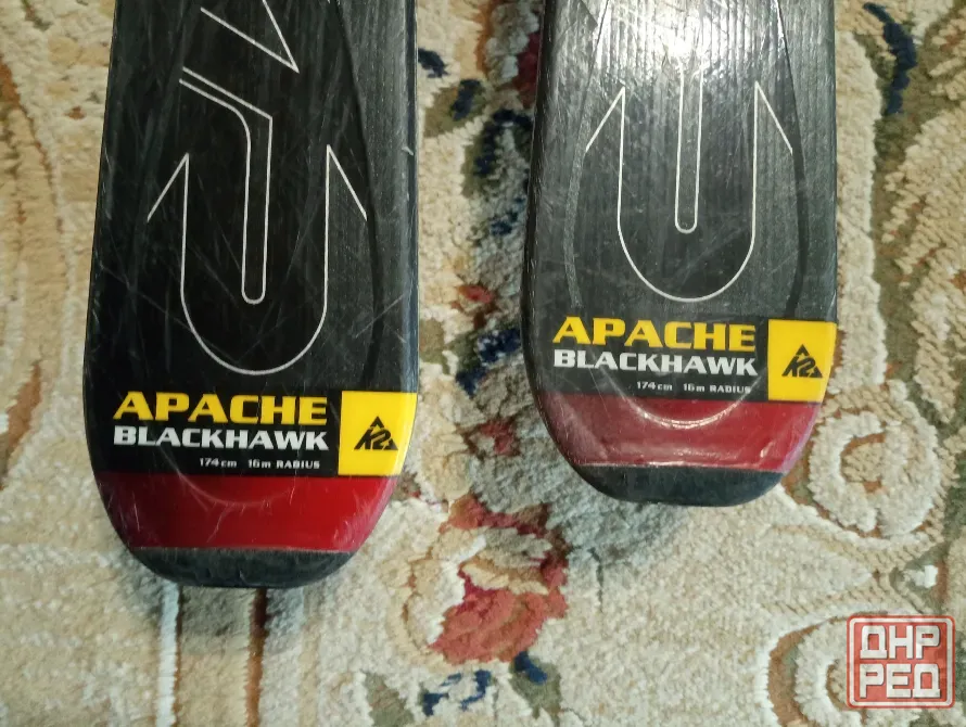 Лыжи горные K2 Apache Blackhawk 174 см (радиус 16 м) + чехол и лыжные палки Донецк - изображение 5