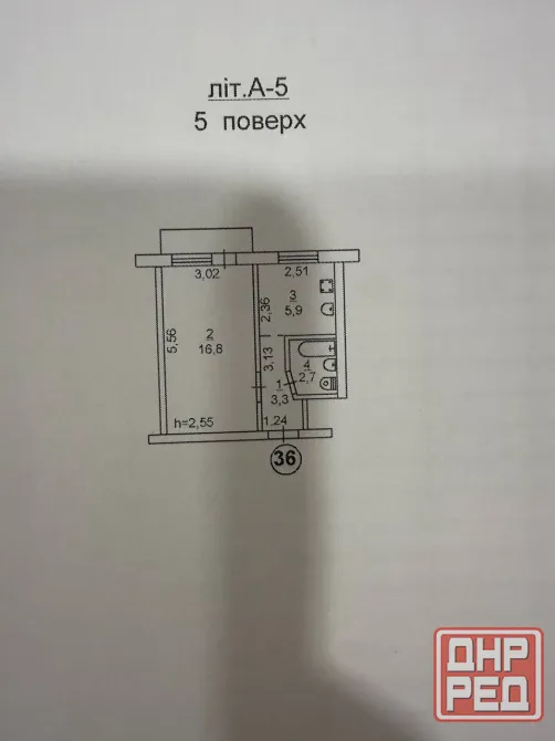 1 ком.кв. пр-кт Строителей Мариуполь - изображение 6