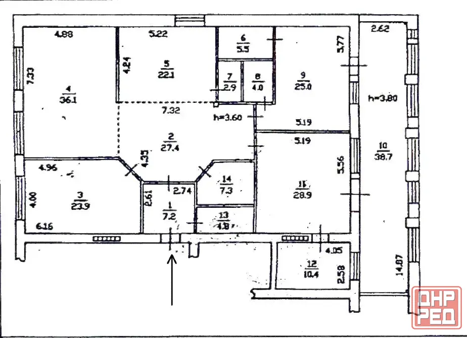 Продажа видовой 3 комн.кв-ры. "Донбасс Арена" Донецк - изображение 6