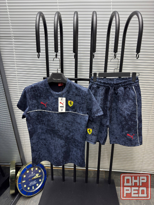 Мужской летний костюм PUMA & FERRARI Донецк - изображение 3