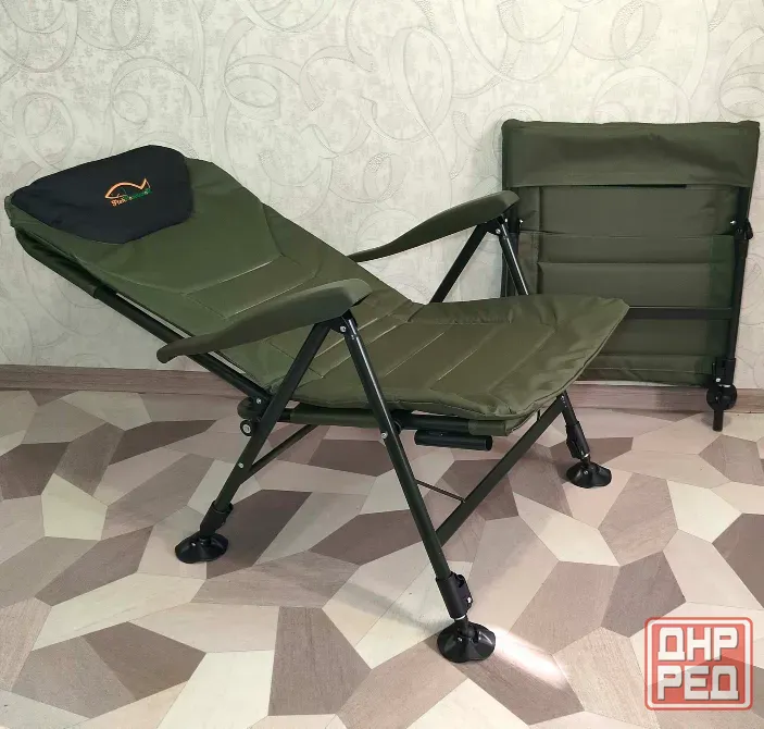 Карповое кресло "Komandor" с подставкой для ног Донецк - изображение 4