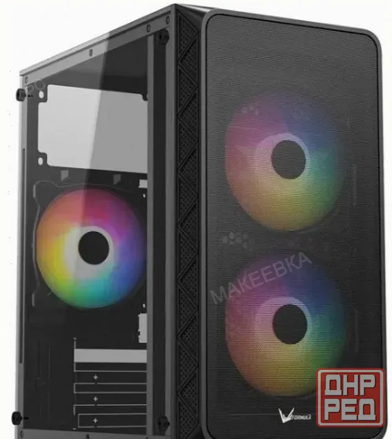 Корпус Matx Formula Air Mesh g4, Mini-tower, Без бп, Черный [air Mesh g4 b] - арт:4263 Макеевка - изображение 1