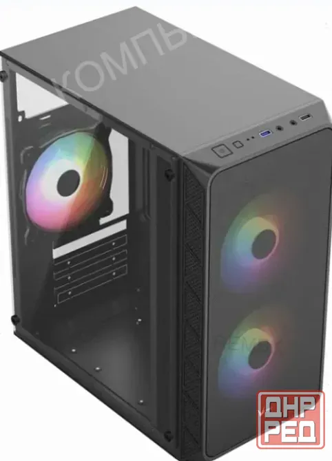 Корпус Matx Formula Air Mesh g4, Mini-tower, Без бп, Черный [air Mesh g4 b] - арт:4263 Макеевка - изображение 2