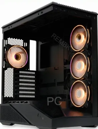 Корпус Hspd f711-tgbk-argb Black - арт:2217 Макеевка