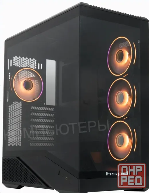 Корпус Hspd f711-tgbk-argb Black - арт:2217 Макеевка - изображение 1