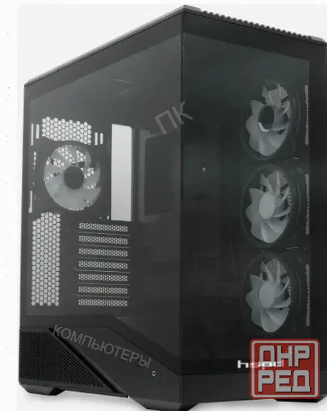 Корпус Hspd f711-tgbk-argb Black - арт:2217 Макеевка - изображение 3