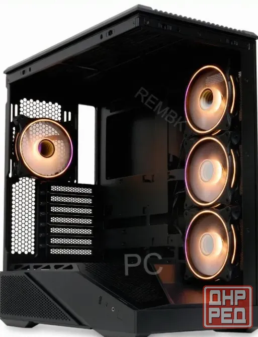 Корпус Hspd f711-tgbk-argb Black - арт:2217 Макеевка - изображение 2