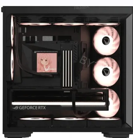 Корпус Formula Crystal z7 Черный Без бп Atx 11x120mm 4x140mm - арт:1392 Макеевка