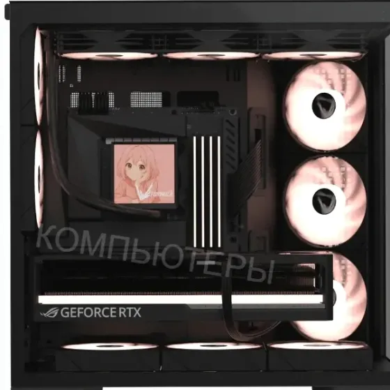 Корпус Formula Crystal z7 Черный Без бп Atx 11x120mm 4x140mm - арт:1392 Макеевка