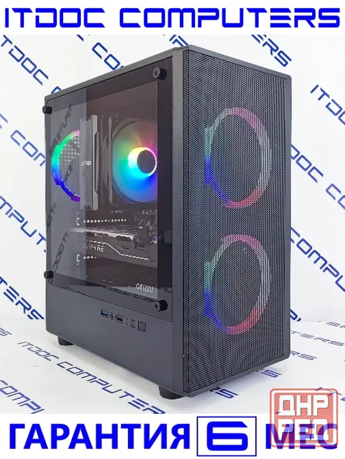 Игровой пк Ryzen 5 3600/16Gb/256Gb SSD/RX580 8Gb Донецк - изображение 1
