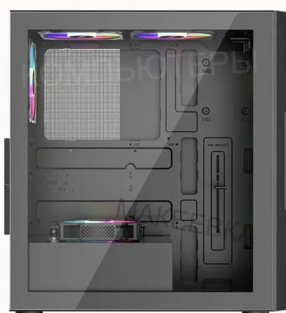Корпус 1stplayer Trilobite t7-p Black t7-p-bk-4f1 - арт:9599 Макеевка