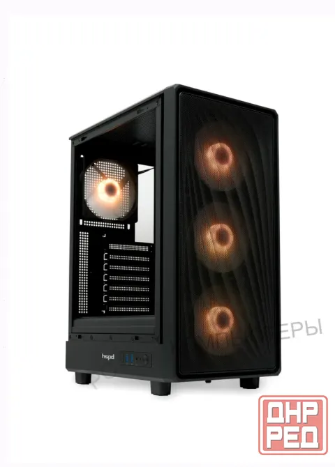 Корпус Для пк Без бп Hspd m510 Black (m510-tgbk-argb) - арт:5435 Макеевка - изображение 2