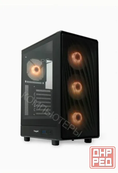 Корпус Для пк Без бп Hspd m510 Black (m510-tgbk-argb) - арт:5435 Макеевка - изображение 1