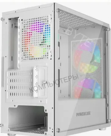 Корпус Powercase Mistral Micro a3w Argb, Tempered Glass, 2x 140mm Argb Pwm+1x 120mm Argb - арт:5116 Макеевка