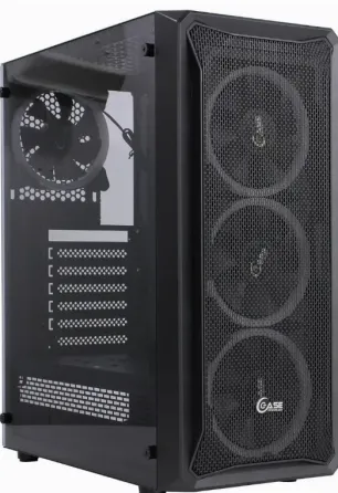 Корпус Mid-tower Powercase Mistral z4 Mesh Led Черный Cmizb-l4 - арт:1530 Макеевка