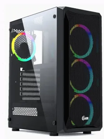 Корпус Mid-tower Powercase Mistral z4 Mesh Led Черный Cmizb-l4 - арт:1530 Макеевка