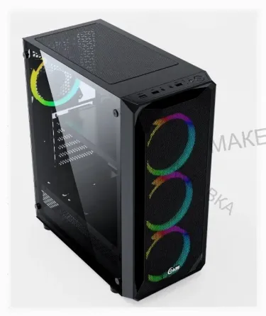 Корпус Mid-tower Powercase Mistral z4 Mesh Led Черный Cmizb-l4 - арт:1530 Макеевка