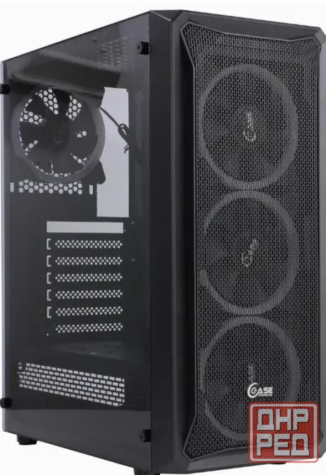 Корпус Mid-tower Powercase Mistral z4 Mesh Led Черный Cmizb-l4 - арт:1530 Макеевка - изображение 2