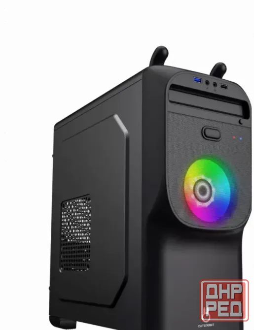 Корпус Mini-tower Zircon Cute Rabbit Micro-atx/mini-itx, Без бп, Черный - арт:3029 Макеевка - изображение 1