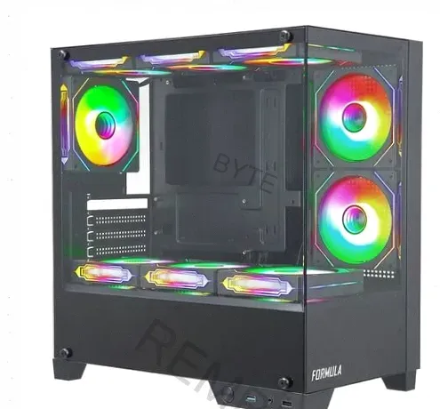 Корпус Matx Formula Crystal z1m, Mini-tower, Без бп, Черный [cristal z1m] - арт:1504 Макеевка
