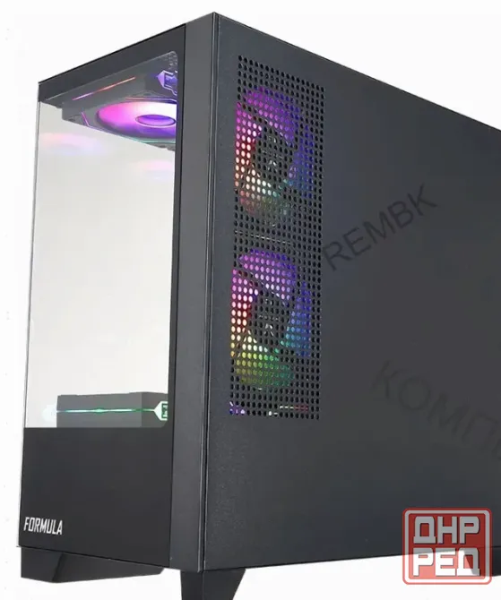 Корпус Matx Formula Crystal z1m, Mini-tower, Без бп, Черный [cristal z1m] - арт:1504 Макеевка - изображение 4