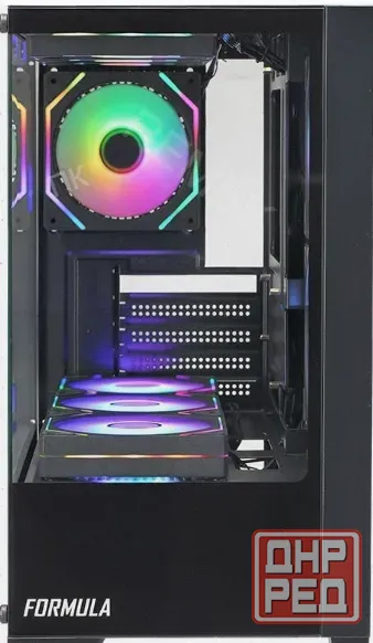 Корпус Matx Formula Crystal z1m, Mini-tower, Без бп, Черный [cristal z1m] - арт:1504 Макеевка - изображение 3
