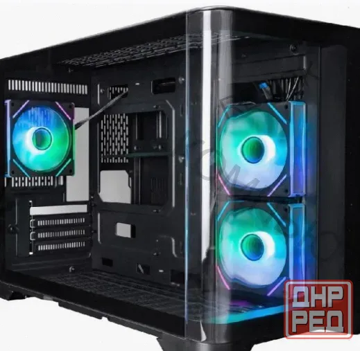 Корпус 1stplayer Uview uv6 Argb, Черный (uv6-bk-2fc7r-1fc7) - арт:7178 Макеевка - изображение 1