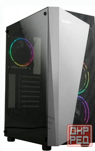 Корпус Zalman s4 Plus, Atx, Black, Window, 1x5.25", 4x3.5", 1x2.5", 2xusb2.0, 1xusb3.0, f - арт:9381 Макеевка - изображение 1