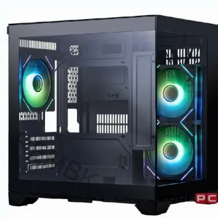 Корпус 1stplayer Megaview mv5-tp Argb Black (mv5-tp-bk-2fc7r-1fc7) / Matx / 3x120mm Argb - арт:3081 Макеевка