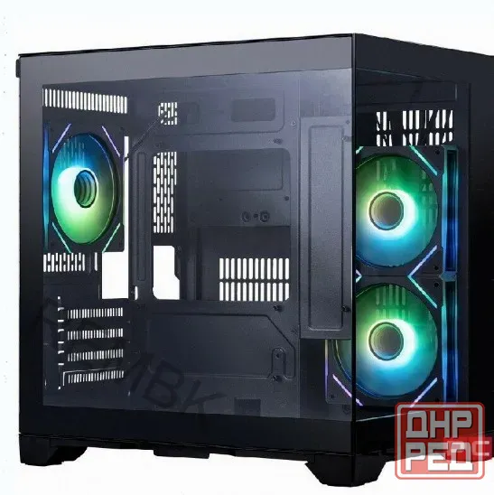 Корпус 1stplayer Megaview mv5-tp Argb Black (mv5-tp-bk-2fc7r-1fc7) / Matx / 3x120mm Argb - арт:3081 Макеевка - изображение 2