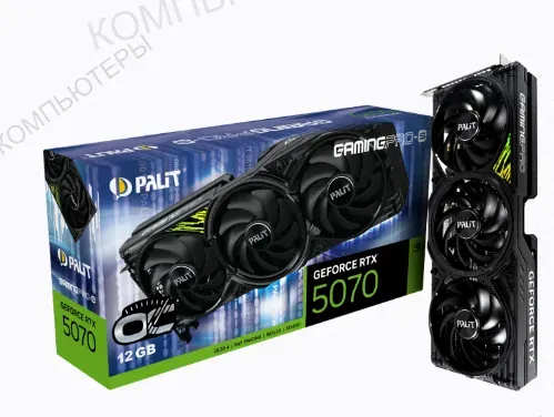 Видеокарта Palit Geforce Rtx 5070 Gamingpro-s oc 12gb (ne75070t19k9-gb2050u) - арт:1363 Макеевка