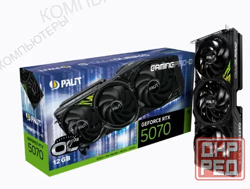 Видеокарта Palit Geforce Rtx 5070 Gamingpro-s oc 12gb (ne75070t19k9-gb2050u) - арт:1363 Макеевка - изображение 1
