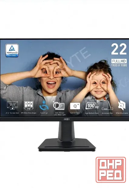 Монитор 21.5" Msi Pro mp225, 1920x1080, Ips, 100гц, 1хhdmi, Черный [9s6-3pc6cm-004] - арт:5818 Макеевка - изображение 3