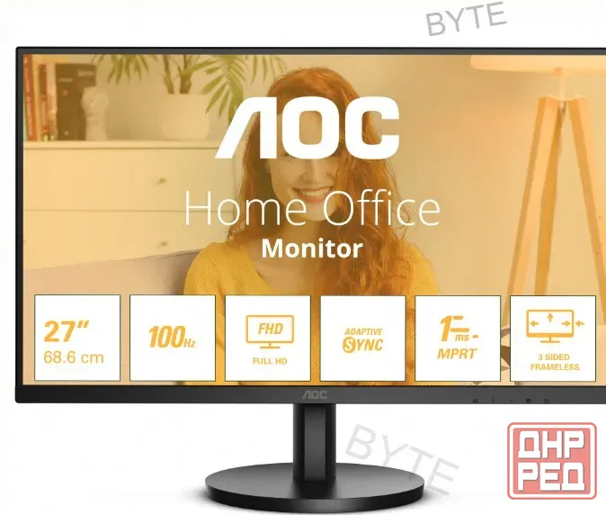 Монитор 27" Aoc 27b3hma2 100гц,*va, 1920х1080 - арт:7223 Макеевка - изображение 1