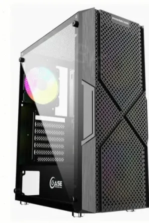 Корпус Powercase Mistral t4b, Tempered Glass, 4x 120mm 5-color Fan, Cmitb-l4 чёрный - арт:5899 Макеевка