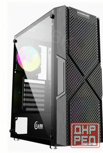 Корпус Powercase Mistral t4b, Tempered Glass, 4x 120mm 5-color Fan, Cmitb-l4 чёрный - арт:5899 Макеевка - изображение 1