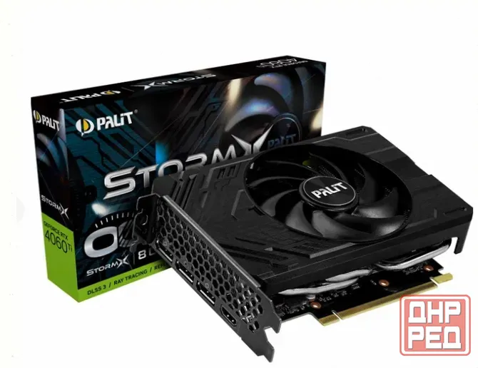Видеокарта Palit Geforce Rtx 4060ti Stormx oc 8gb (ne6406ts19p1-1060f) - арт:8864 Макеевка - изображение 1